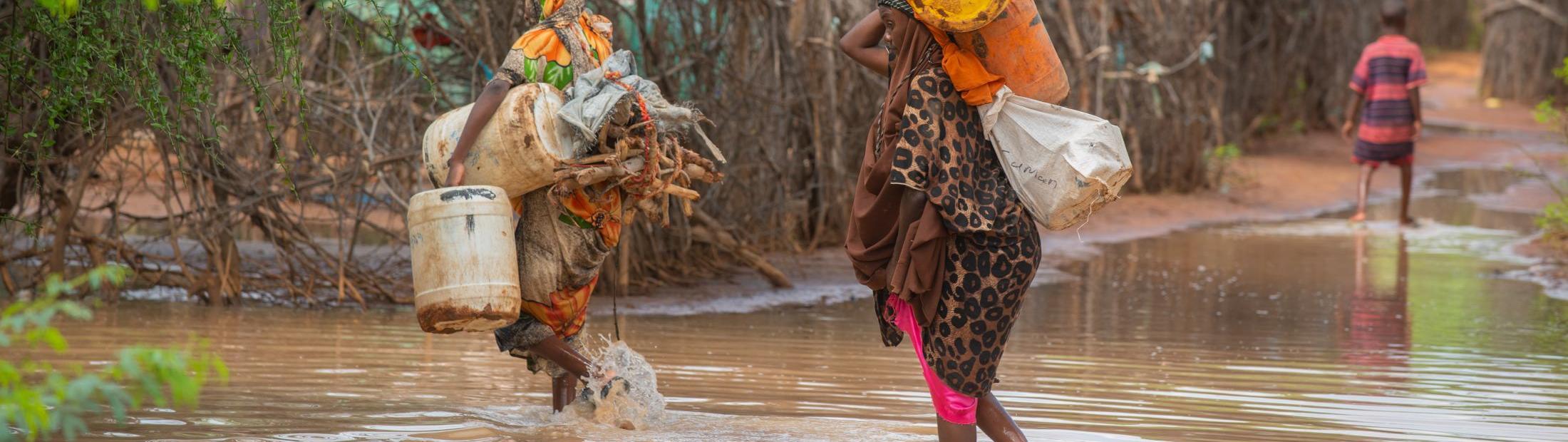 Inundaciones en el Cuerno de África: miles de personas desplazadas afectadas