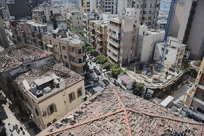 Respuesta explosión Beirut