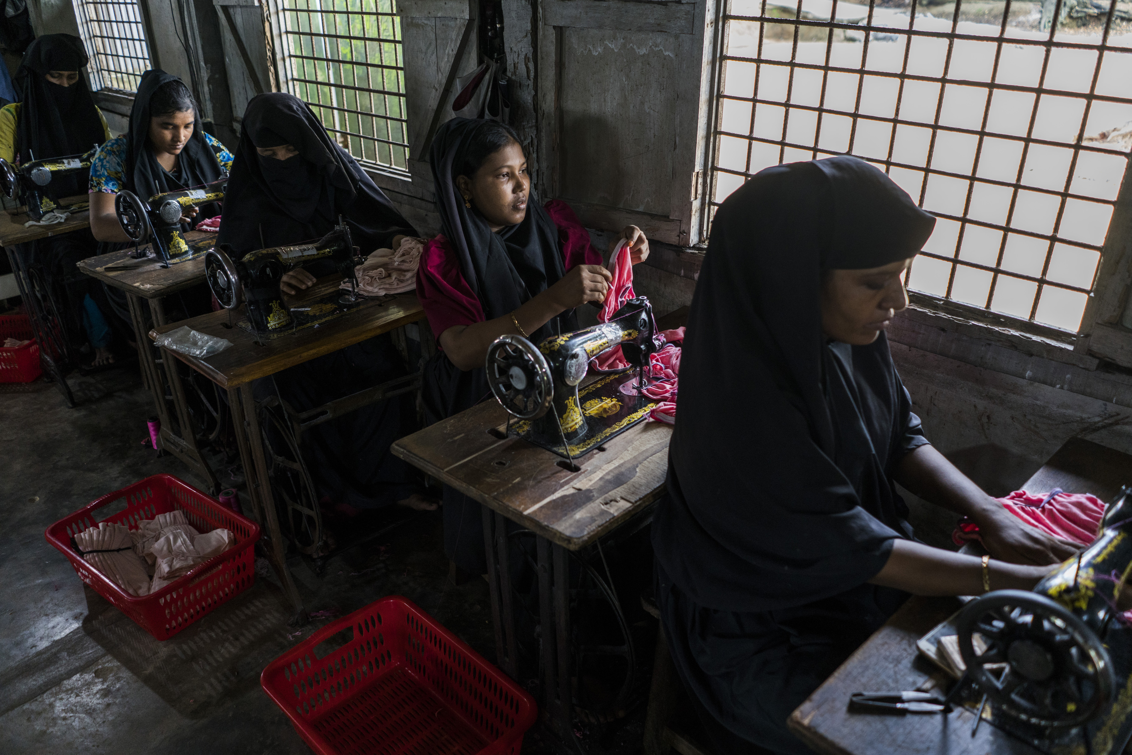 Mujeres rohingya
