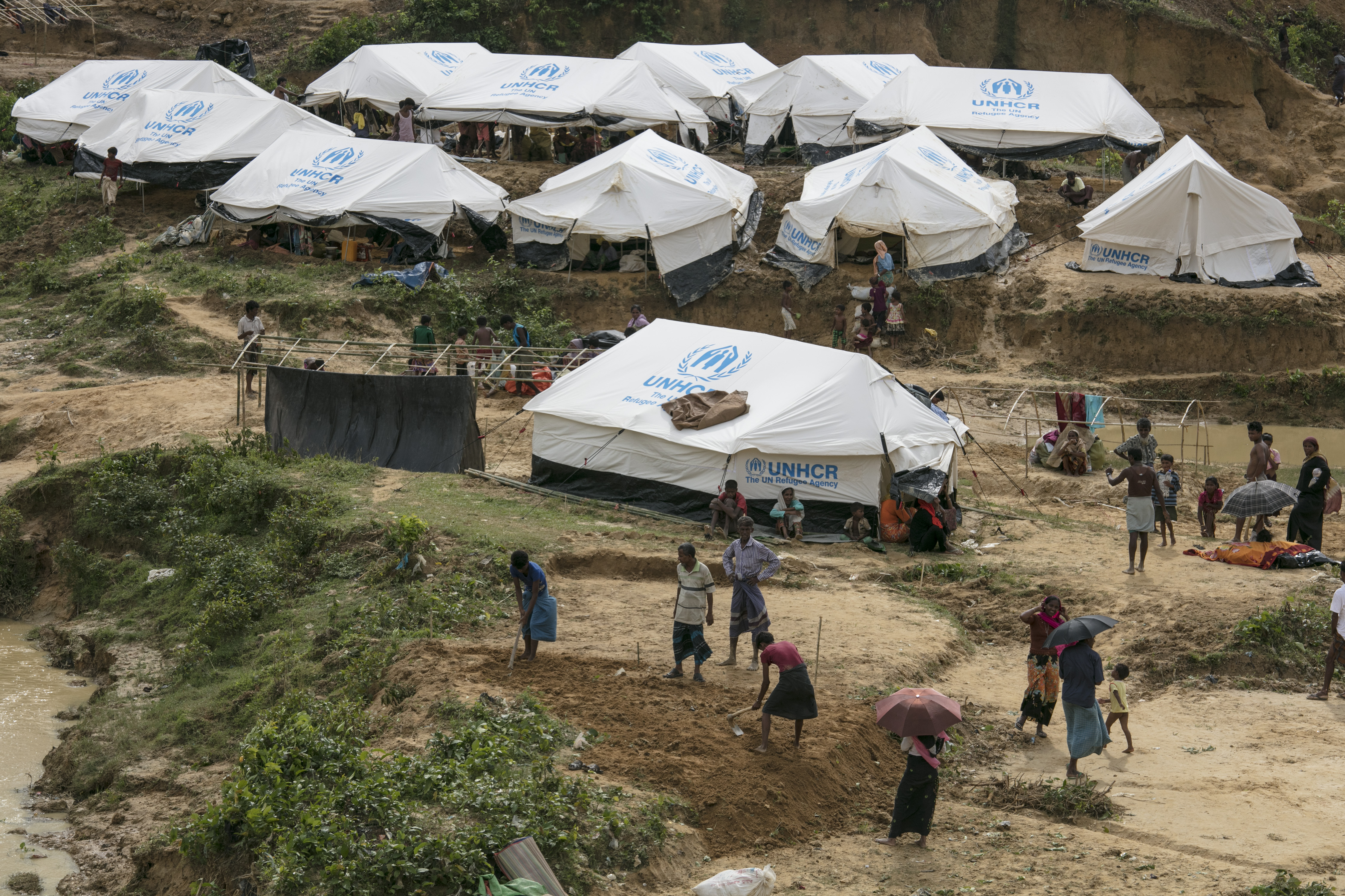 Refugios rohingya