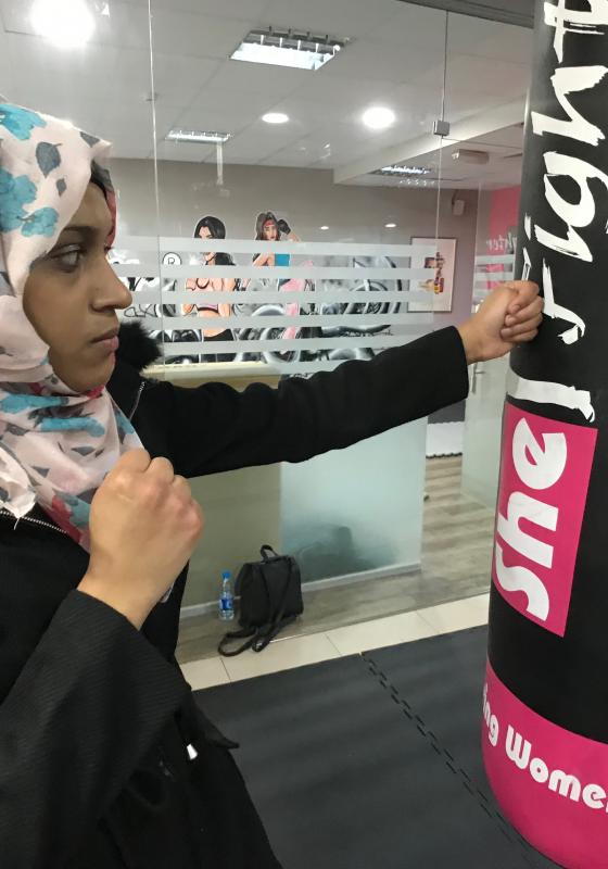 Boxeo para mujeres refugiadas Boxeo para refugiadas