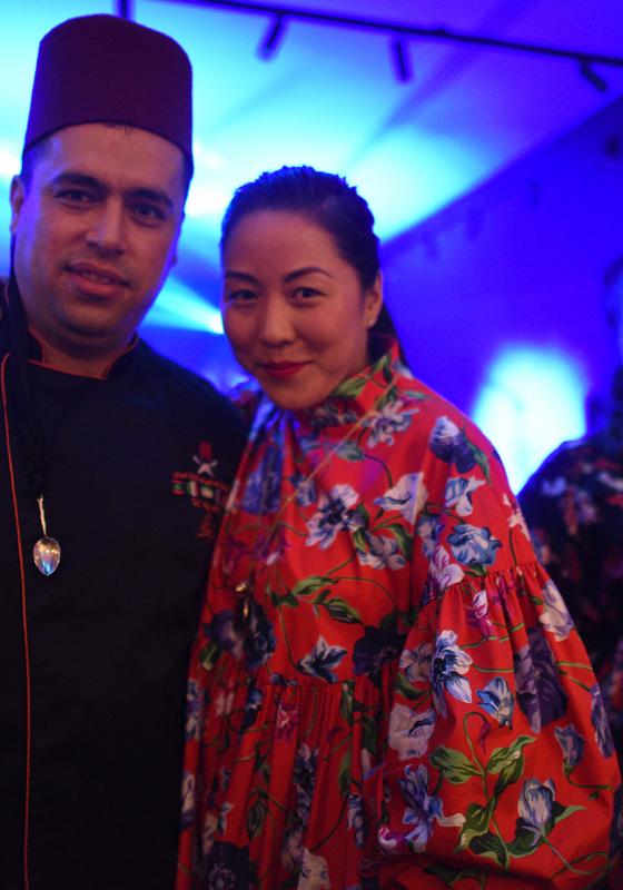 Mohamed El Khaldy y Kenzo en la Semana de la Moda en Paris Mohamed El Khaldy con Kenzo en la Semana de la Moda en Paris