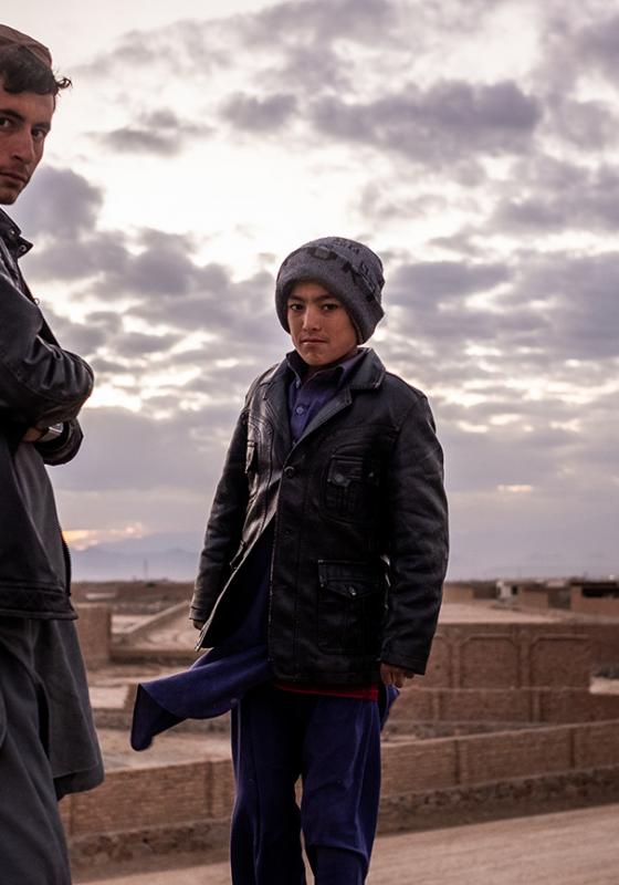 Afganos ACNUR Chicos de Afganistan