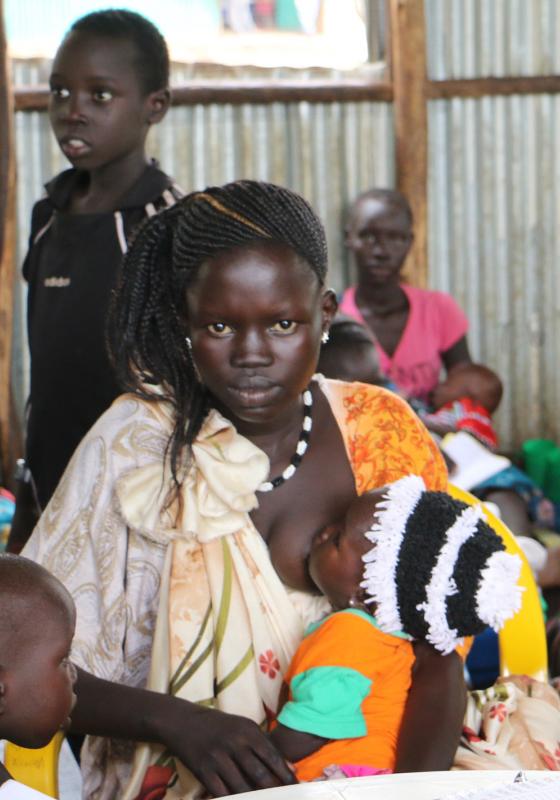 Madre e hijo refugiados en Etiopia Madre e hijo refugiados en Etiopia