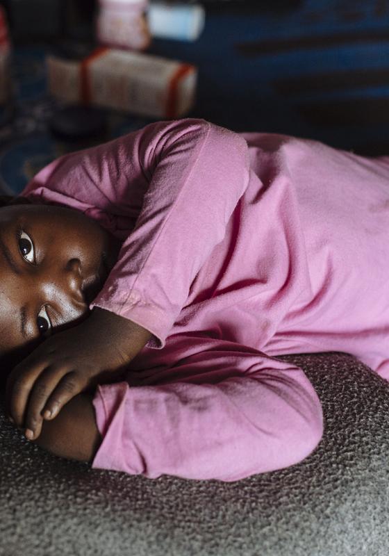 niña africana de Sudán del Sur niña africana de Sudán del Sur