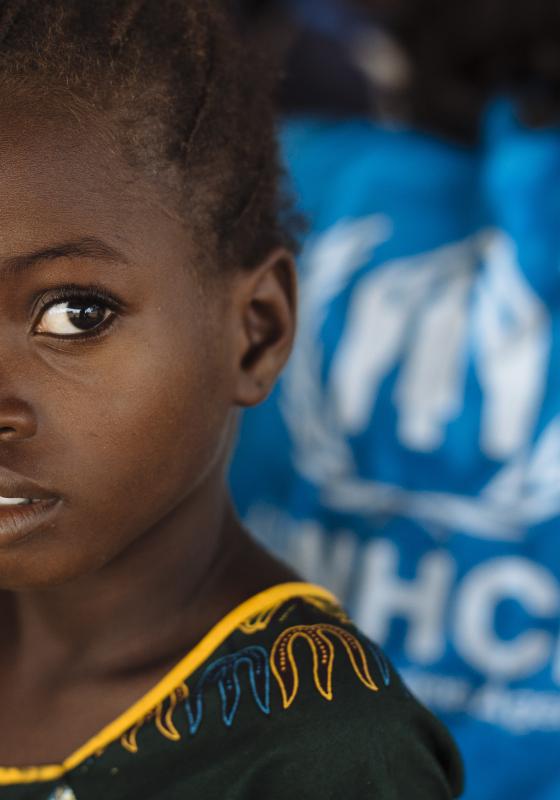 niña africana refugiada niña africana refugiada