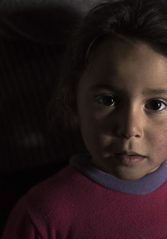 Niña siria refugiada Niña siria refugiada