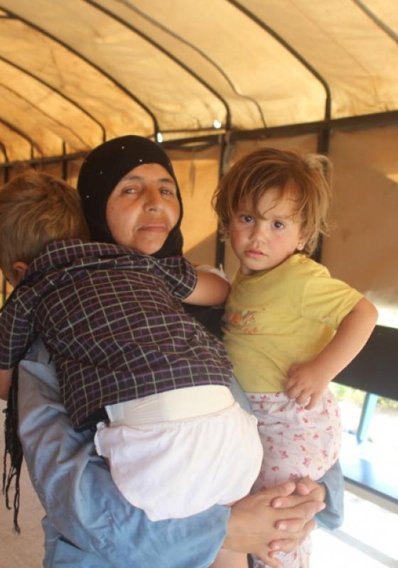 niños sirios afectados por minas antipersona