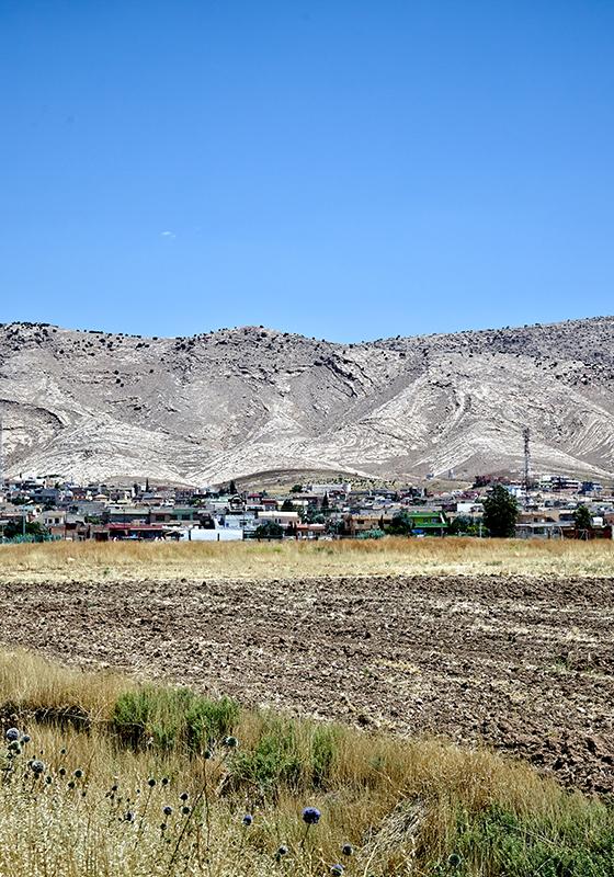 Paisaje montañoso de Irak, Oriente Medio Paisaje montañoso de Irak, Oriente Medio