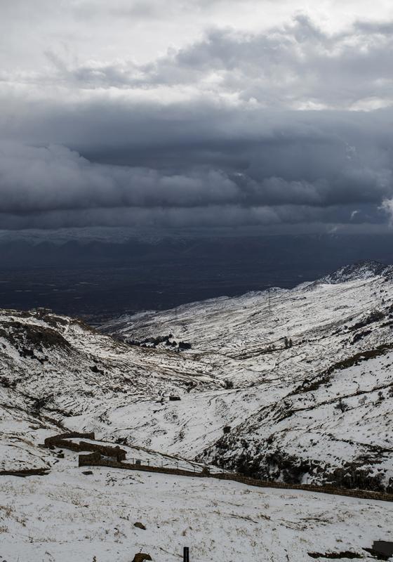 Paisaje nevado en Libano Paisaje nevado en Libano