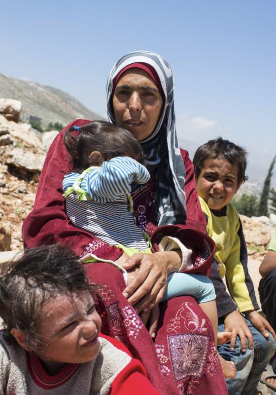 Refugiada siria Refugiada siria