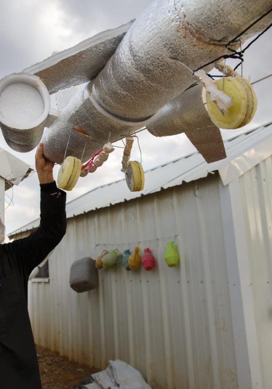 Refugiado emprendedor en el campo de Arzaq Refugiado emprendedor en el campo de Arzaq