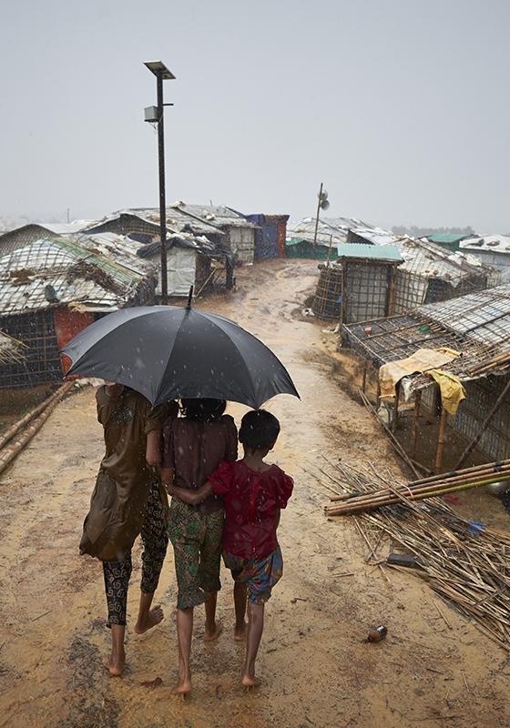 Monzon en Bangladesh Rohingya monzon