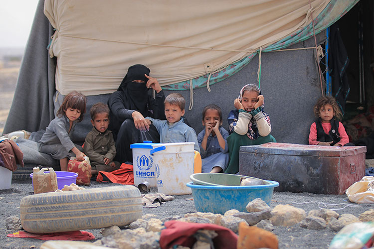 Desplazados internos en Yemen