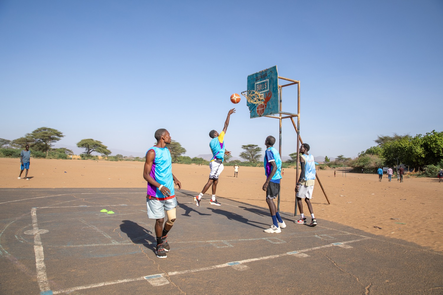 jugadores baloncesto en Kenia