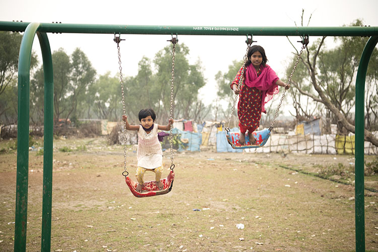 Niños en Bhasan Char