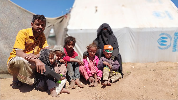 Mohamed, desplazado en Yemen