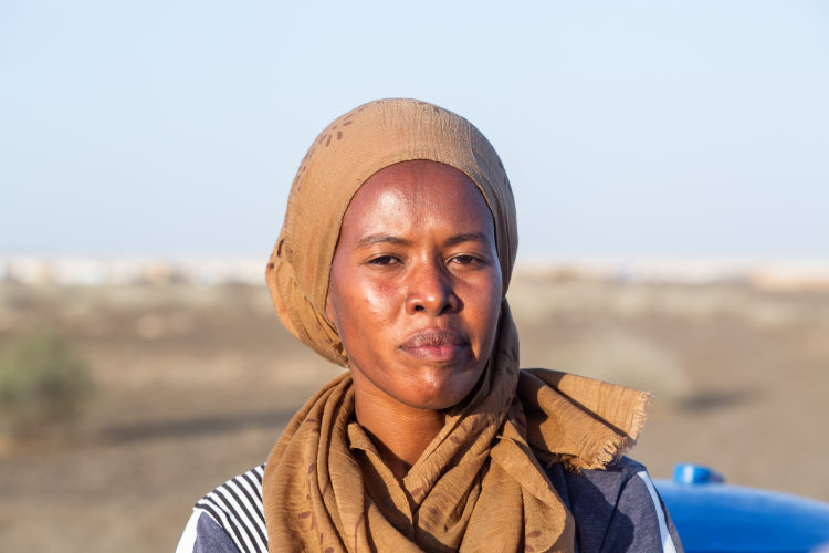 refugiada etíope en Sudán
