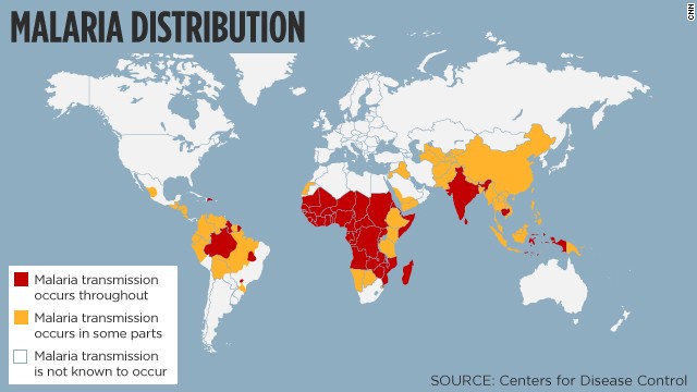 mapa malaria