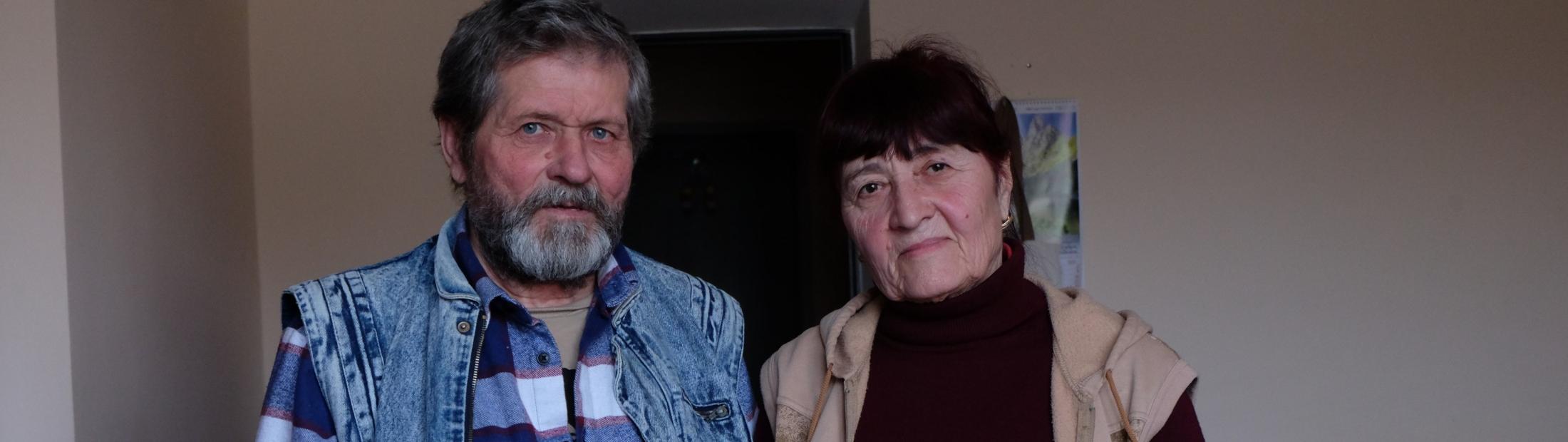 Taisiia y Anatolii: 50 años de amor y su anhelo de volver a casa