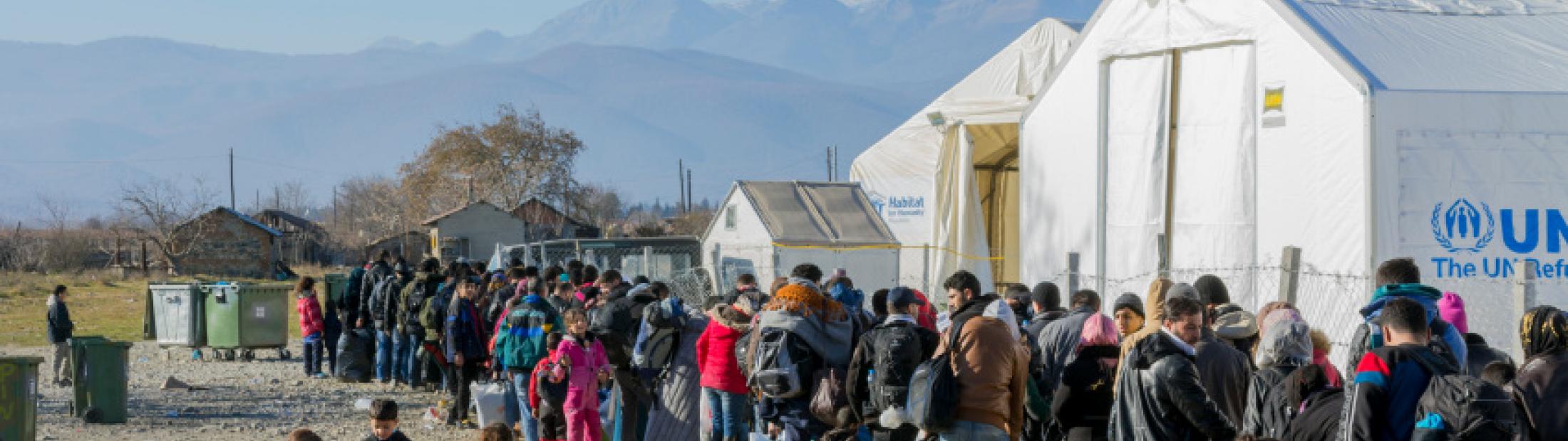Los retos de los refugiados en Macedonia