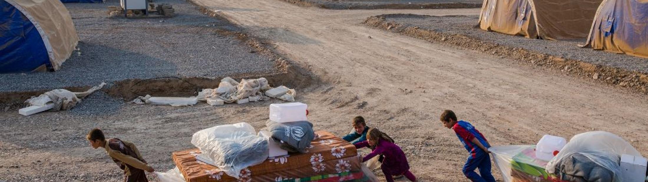 ACNUR podrá alojar 45.000 nuevos desplazados de la zona de Mosul