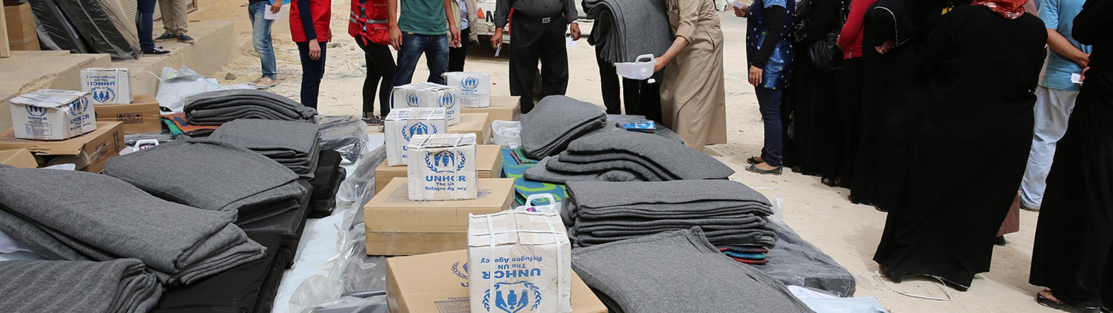 ACNUR entrega más de 1 millón de artículos de asistencia humanitaria a 437.345 desplazados en Siria