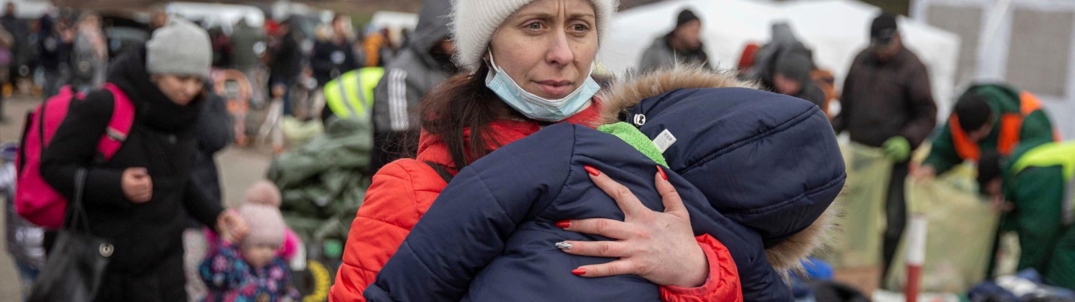 El éxodo de Ucrania: cientos de miles de refugiados y desplazados internos