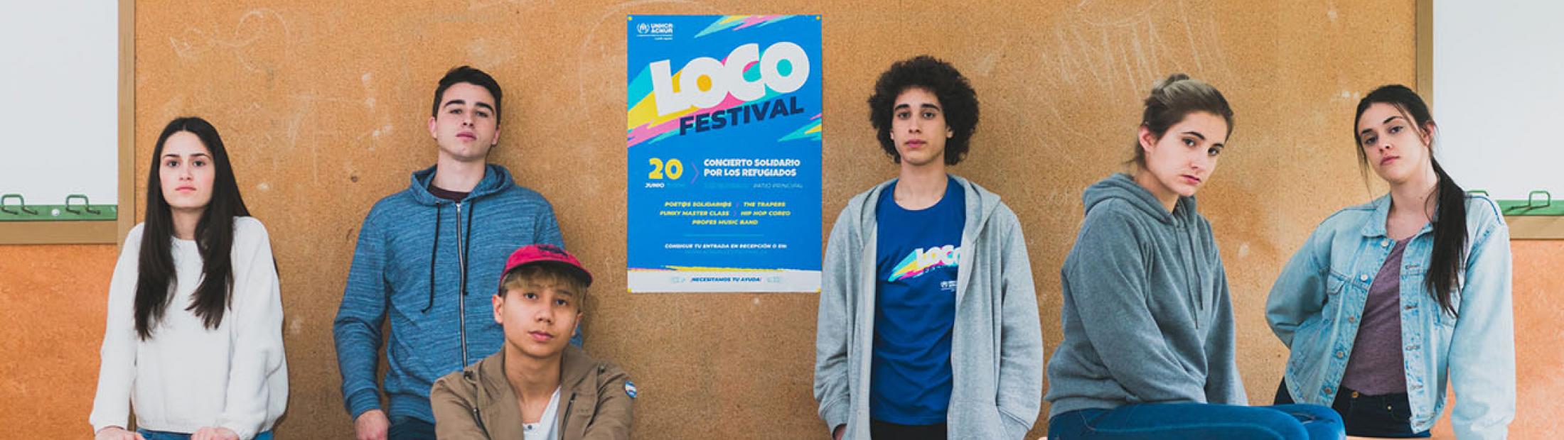 Loco Festival, solidaridad en los centros educativos
