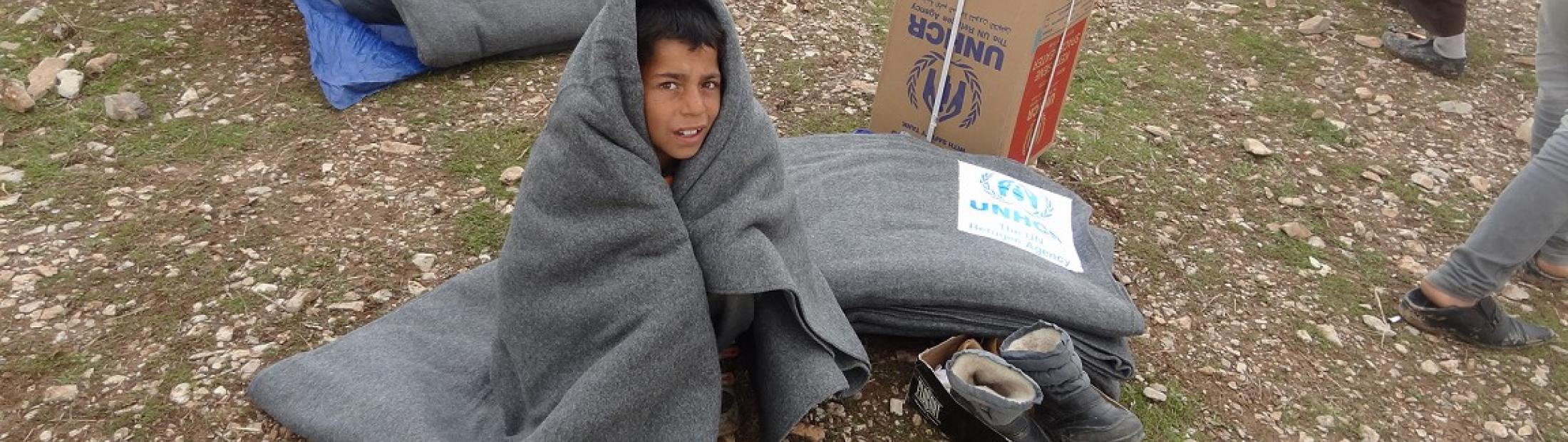 Más de 600.000 refugiados sirios sufren el frío del duro invierno