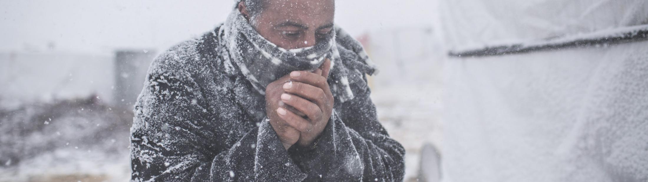 ACNUR y sus socios aceleran la ayuda a los refugiados sirios con la llegada de la tormenta invernal