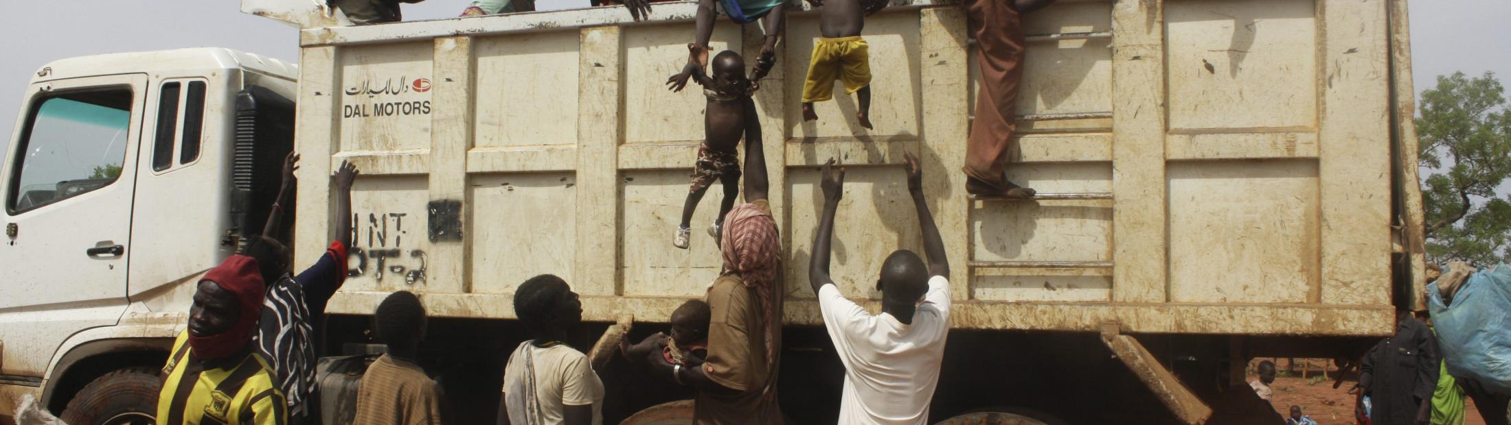 Nuevas llegadas de refugiados al campo de Yida, en Sudán del Sur
