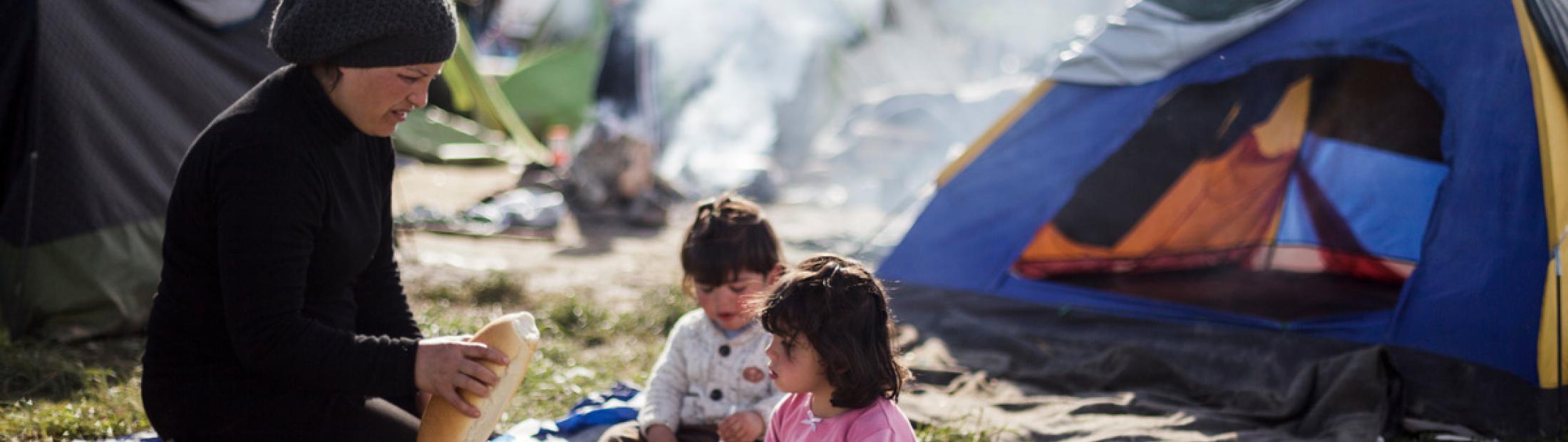 Refugiados en Grecia: el éxodo de las mujeres y los niños