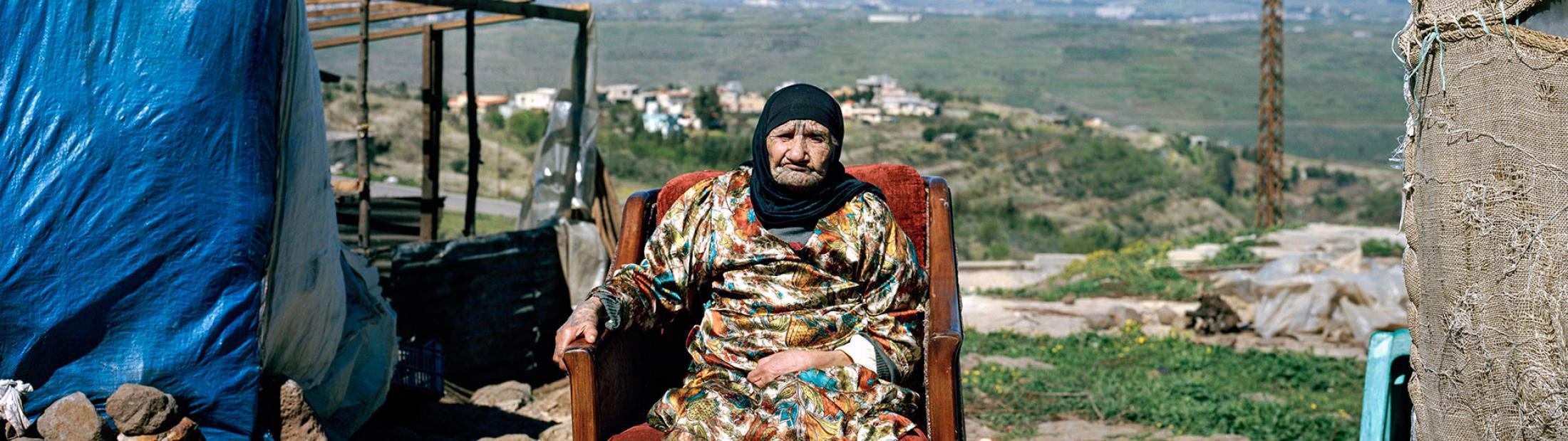 Los refugiados sirios más ancianos