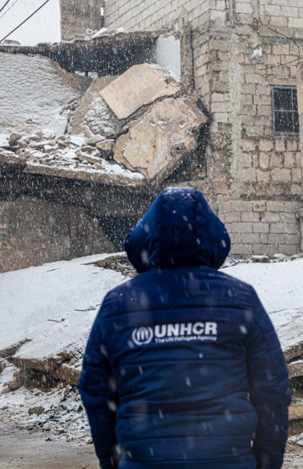 El invierno amenaza a las familias que huyeron de Siria