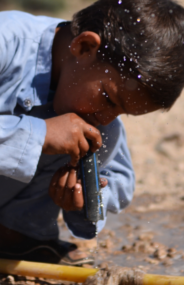 Agua para los refugiados