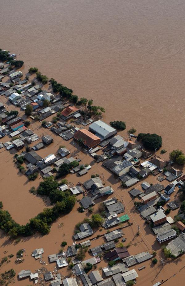 Inundaciones en el sur de Brasil