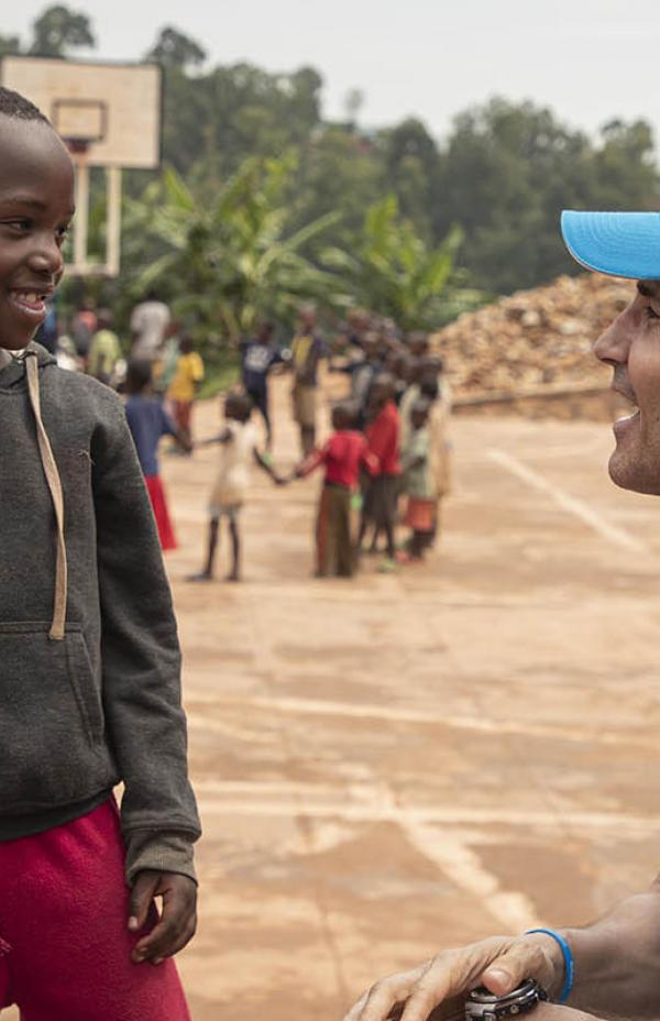 Jesús Vázquez en Ruanda