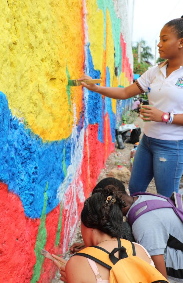 Actividades de sensibilización de proyectos de cooperación en Colombia 