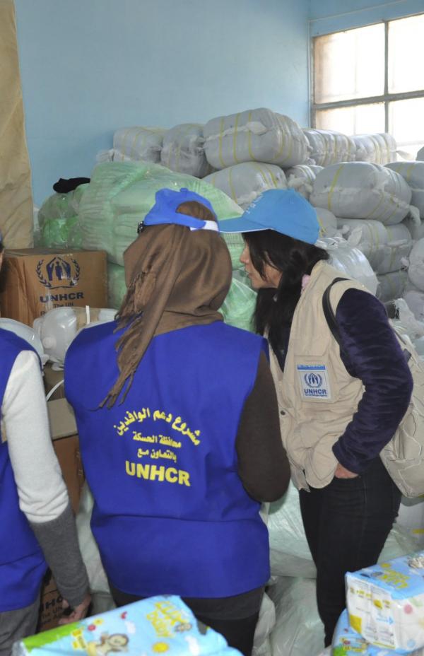 ACNUR ha entregado artículos de primera necesidad a más de un millón de desplazados internos en Siria en lo que va de año