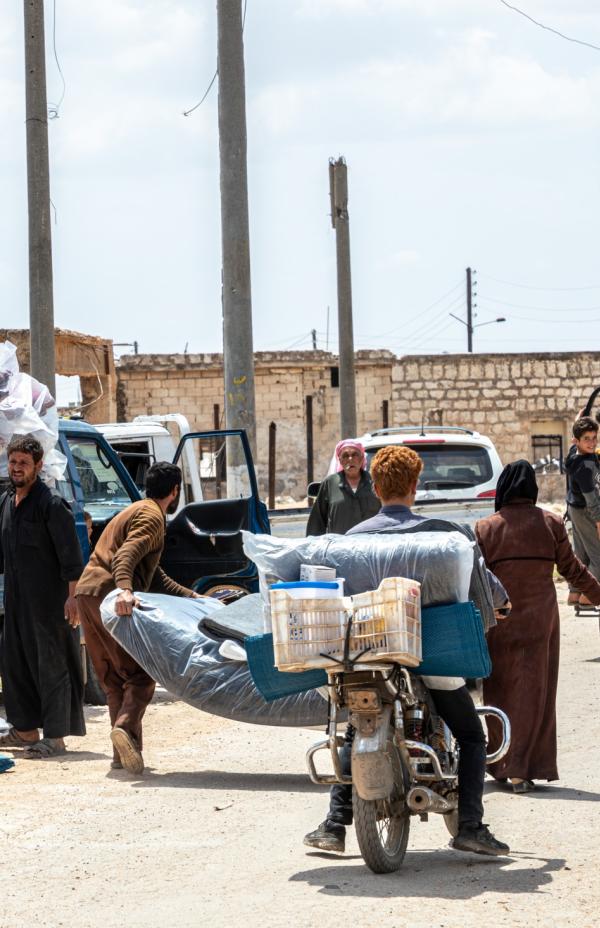 ACNUR intensifica su respuesta humanitaria en Al Sueida ante el deterioro de la situación en Siria