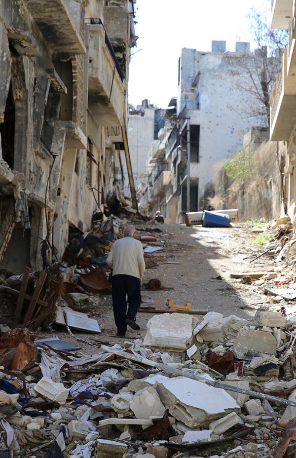 Terrible situación en la Ciudad Vieja de Homs