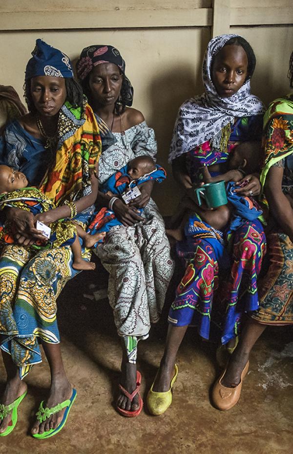 Alarmante tasa de malnutrición entre los niños refugiados centroafricanos que acaban de llegar a Camerún