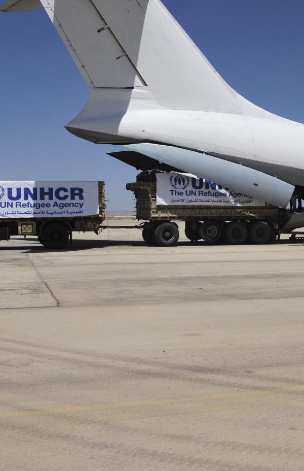 Puente aéreo de ACNUR para enviar ayuda a 50.000 desplazados dentro de Siria