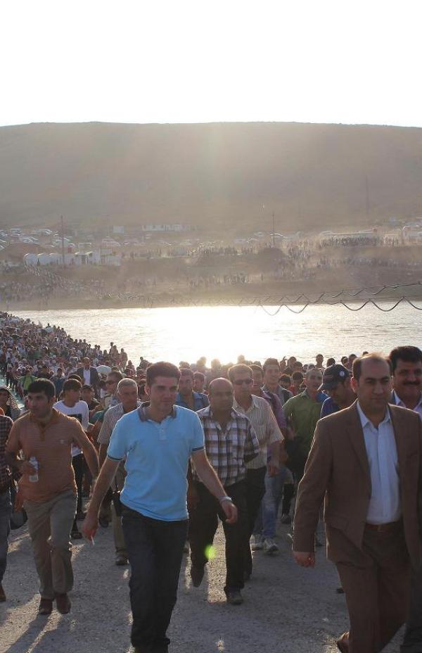 ACNUR ya asiste a los refugiados sirios que llegan masivamente a Iraq
