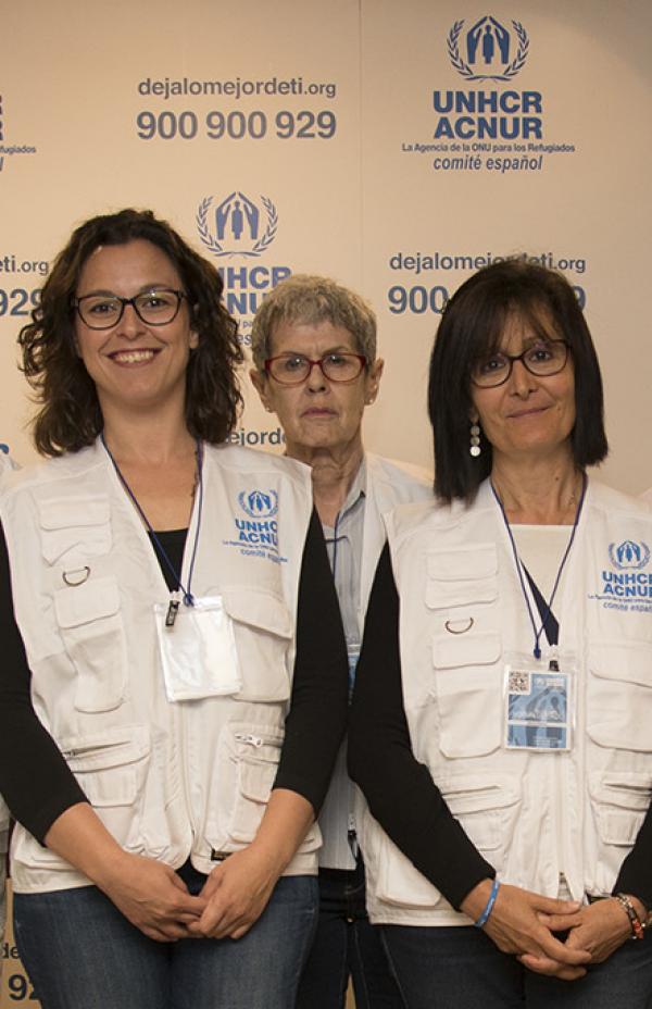 Voluntarios de ACNUR Comité español