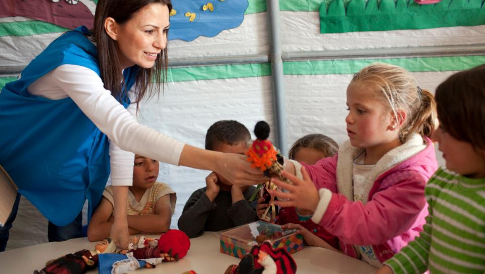 Reciclaje para niños, otra vía de ayuda a los refugiados