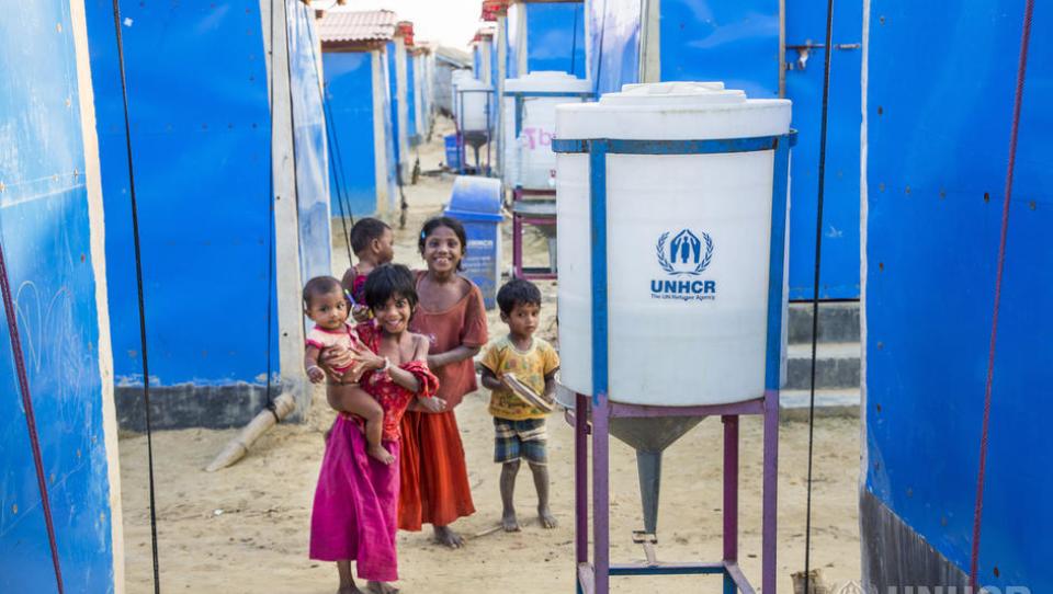Soluciones para la contaminación del agua en los campos de refugiados