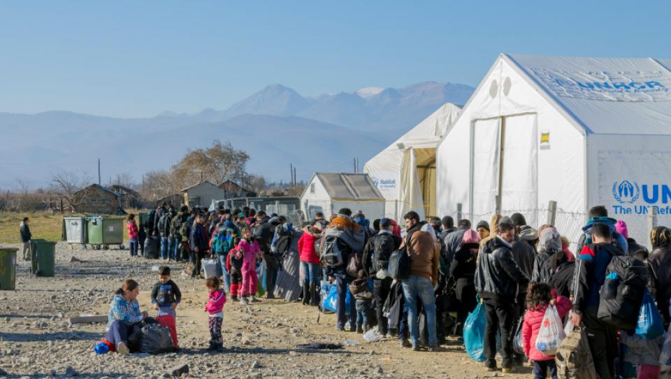 Los retos de los refugiados en Macedonia