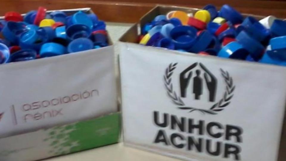 La Asociación Fénix recoge tapones para ayudar a los refugiados en el Sahel